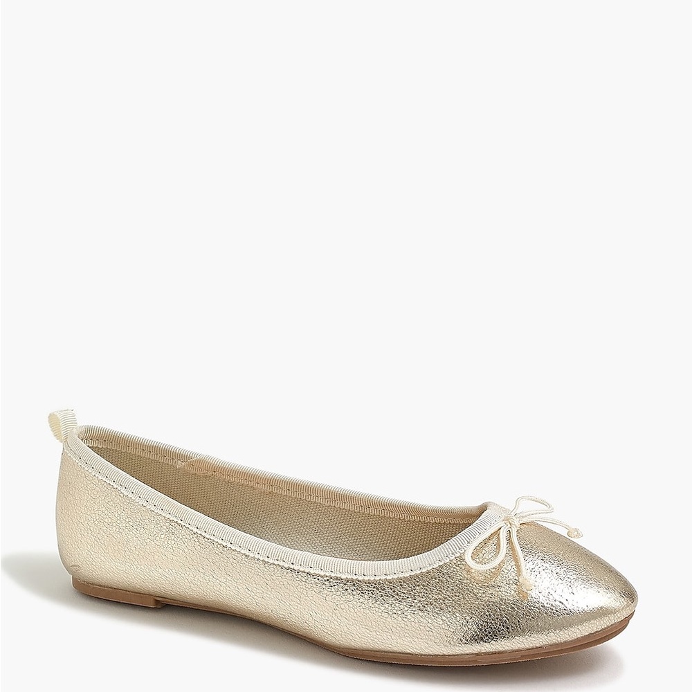 Gap gold ballet flats